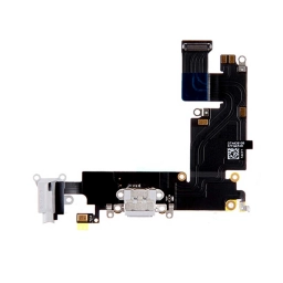 Apple Uyumlu iPhone 6s Plus Kulaklık Soketli Şarj Soketli Film Beyaz