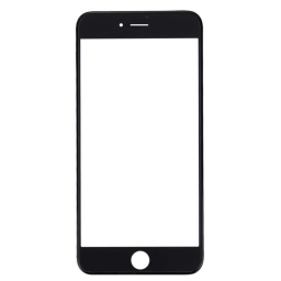 Apple Uyumlu iPhone 7 Lens Ocalı Çıtalı Siyah