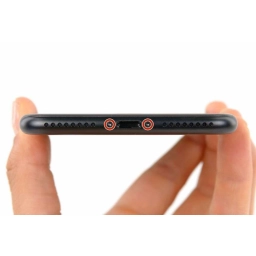 Apple Uyumlu iPhone 7 Plus Alt Vida Siyah 10 Adet