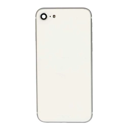 Apple Uyumlu iPhone Se 2020 Kasa Kapak Beyaz Dolu