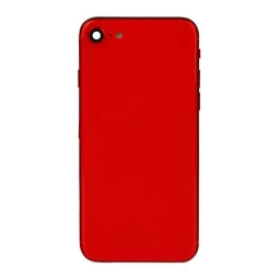 Apple Uyumlu iPhone Se 2020 Kasa Kapak Kırmızı Dolu