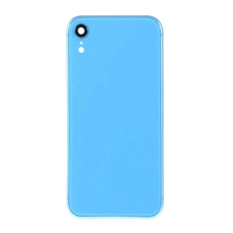 Apple Uyumlu iPhone Xr Kasa Kapak Mavi Dolu