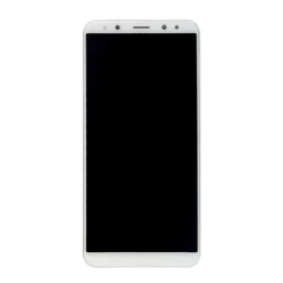 Huawei Uyumlu Mate 10 Lite Lcd Ekran Beyaz Çıtalı