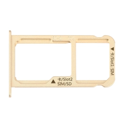 Huawei Uyumlu Mate 20 Lite Sim Kart Tepsisi Gold