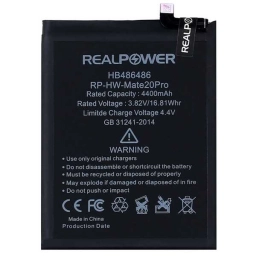 RealPower Huawei Uyumlu Mate 20 Rs Batarya 4400mah