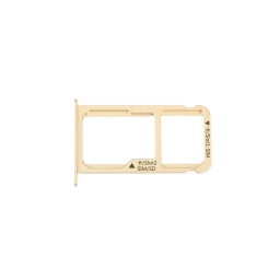 Huawei Uyumlu Mate 9 Sim Kart Tepsisi Gold