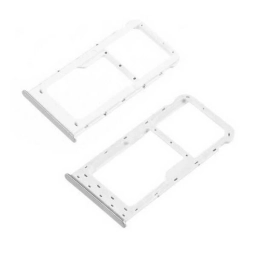 Huawei Uyumlu P Smart 2020 Sim Kart Tepsisi Silver