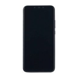 Huawei Uyumlu P Smart Plus 2019 Lcd Ekran Siyah Çıtalı