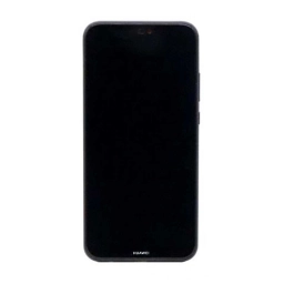 Huawei Uyumlu P20 lite Lcd Ekran Siyah Çıtalı