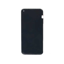 Huawei Uyumlu P40 Lite E Lcd Ekran Siyah Çıtalı Servis