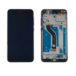 Huawei Uyumlu P9 Lite 2017 Lcd Ekran Siyah Çıtalı