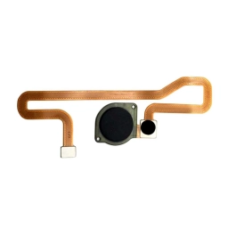 Huawei Uyumlu Y6 Prime 2018 Home Parmak Okuyucu Filmi Flex Siyah