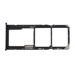 Huawei Uyumlu Y6 Prime 2018 Sim Kart Tepsisi Siyah