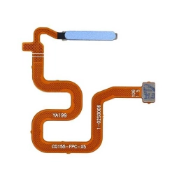 Oppo Uyumlu A72 Home Tuş Bordu Filmi Flex Mavi