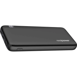 RealPower 10000mAh Siyah Powerbank 20W Led Display PB10KBK