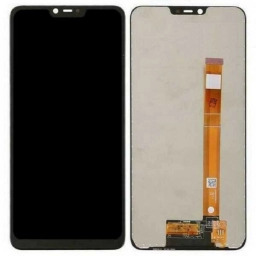 Realme Uyumlu C1 Lcd Ekran Siyah Çıtasız