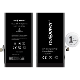 RealPower Apple Uyumlu iPhone 12 Yüksek Kapasiteli Batarya 2815mah
