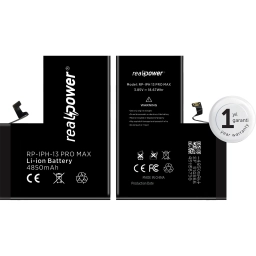 RealPower Apple Uyumlu iPhone 13 Pro Max Yüksek Kapasiteli Batarya 4352mah