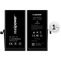 RealPower Apple Uyumlu iPhone 13 Yüksek Kapasiteli Batarya 3227mah