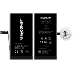 RealPower Apple Uyumlu iPhone 14 Yüksek Kapasiteli Batarya
