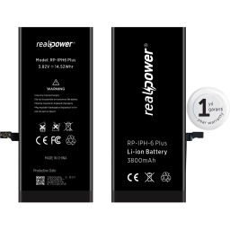 RealPower Apple Uyumlu iPhone 6 Plus Yüksek Kapasiteli Batarya 3700mah