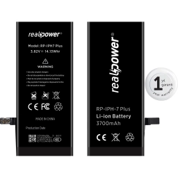 RealPower Apple Uyumlu iPhone 7 Plus Yüksek Kapasiteli Batarya 3700mah