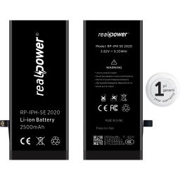 RealPower Apple Uyumlu iPhone Se 2020 Yüksek Kapasiteli Batarya