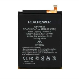 RealPower Asus Uyumlu Zenfone 3 Max 5.2 Batarya