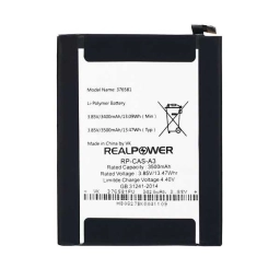 RealPower Casper Uyumlu Via A3 Batarya 3500mah