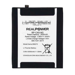 RealPower Casper Uyumlu Via M3 Batarya 3000mah