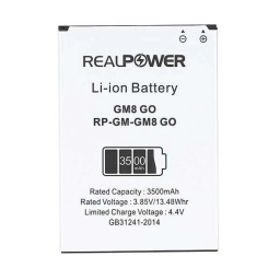 RealPower General Mobile Uyumlu Discovery Gm8 Go Batarya 3500mah