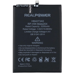RealPower Huawei Uyumlu Mate 20x Batarya 5200mah