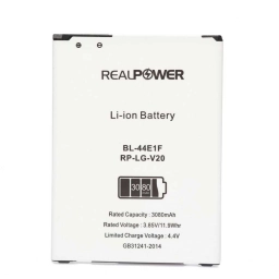 RealPower Lg Uyumlu V20 H990 Batarya 3080mAh