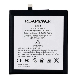RealPower Meizu Uyumlu Mx5 Batarya 3300mah