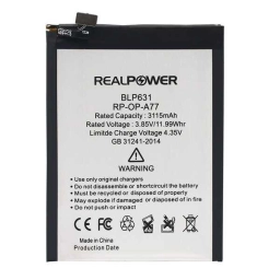 RealPower Oppo Uyumlu A77 Batarya 3115mAh