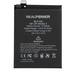 RealPower Oppo Uyumlu Reno 3 Batarya 4135mah
