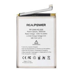 RealPower Samsung Uyumlu Galaxy A03s A037 Batarya 5000mah