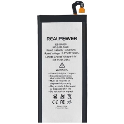 RealPower Samsung Uyumlu Galaxy A5 2017 A520 Batarya 3200mah