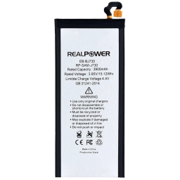 RealPower Samsung Uyumlu Galaxy J7 Pro 2017 J730 Batarya 3900mah