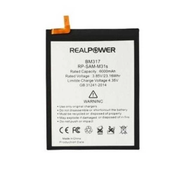 RealPower Samsung Uyumlu Galaxy M21s M217 Batarya 6000mah