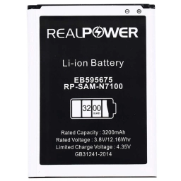 RealPower Samsung Uyumlu Galaxy Note 2 N7100 Batarya 3200mah