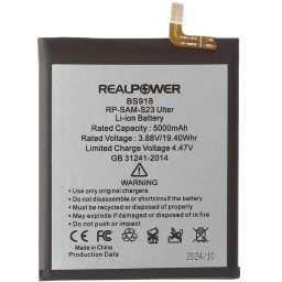 RealPower Samsung Uyumlu Galaxy S23 Ultra S918 Batarya