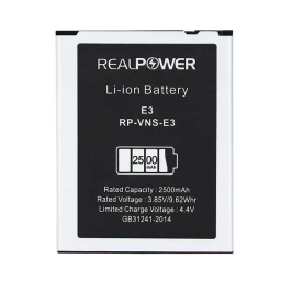 RealPower Vestel Uyumlu Venüs E3 Batarya 2500mah