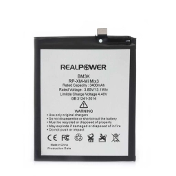 RealPower Xiaomi Uyumlu Mi Mix 3 Batarya 3400mah