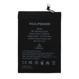 RealPower Xiaomi Uyumlu Poco M3 Batarya Pil