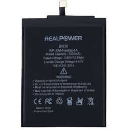 RealPower Xiaomi Uyumlu Redmi 4a Batarya 3330mah