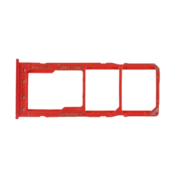 Samsung Uyumlu Galaxy A10 A105 Sim Kart Tepsisi Kırmızı