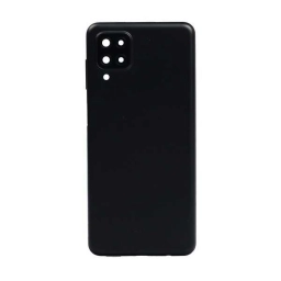 Samsung Uyumlu Galaxy A12 A125 Kasa Kapak Siyah Çıtasız