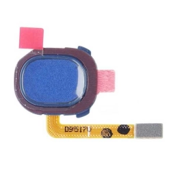 Samsung Uyumlu Galaxy A20e A202 Home Parmak Okuyucu Filmi Flex Mavi