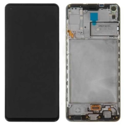 Samsung Uyumlu Galaxy A21s A217 Lcd Ekran Siyah Servis Çıtalı GH82-22988A